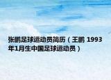 张鹏足球运动员简历（王鹏 1993年1月生中国足球运动员）