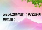 wzpk2热电阻（WZ系列热电阻）
