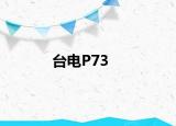 台电P73