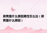 尿黄是什么原因男性怎么治（尿黄是什么原因）