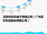 深圳市蓝科电子有限公司（广州蓝科科技股份有限公司）
