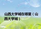 山西大学城在哪里（山西大学城）