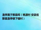 渔亭属于黟县吗（桃源村 安徽省黟县渔亭镇下辖村）