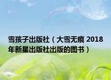 雪孩子出版社（大雪无痕 2018年新星出版社出版的图书）