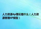 人力资源4p理论是什么（人力资源管理4P模型）