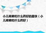 小儿咳嗽吃什么药好的最快（小儿咳嗽吃什么药好）