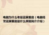 电脑为什么老是蓝屏重启（电脑经常蓝屏重启是什么原因简介介绍）