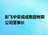 彭飞中安成成集团有限公司董事长