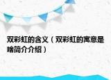 双彩虹的含义（双彩虹的寓意是啥简介介绍）