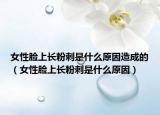 女性脸上长粉刺是什么原因造成的（女性脸上长粉刺是什么原因）