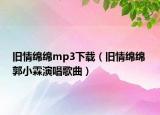 旧情绵绵mp3下载（旧情绵绵 郭小霖演唱歌曲）