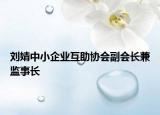 刘婧中小企业互助协会副会长兼监事长