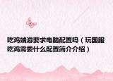 吃鸡端游要求电脑配置吗（玩国服吃鸡需要什么配置简介介绍）