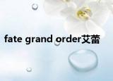 fate grand order艾蕾