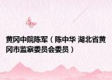 黄冈中院陈军（陈中华 湖北省黄冈市监察委员会委员）