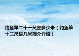 钓鱼竿二十一尺是多少米（钓鱼竿十二尺是几米简介介绍）