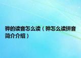 骅的读音怎么读（骅怎么读拼音简介介绍）