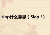 slap什么意思（Slap !）