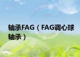 轴承FAG（FAG调心球轴承）