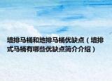 墙排马桶和地排马桶优缺点（墙排式马桶有哪些优缺点简介介绍）