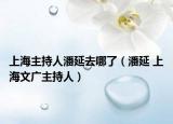 上海主持人潘延去哪了（潘延 上海文广主持人）