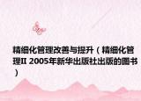 精细化管理改善与提升（精细化管理II 2005年新华出版社出版的图书）