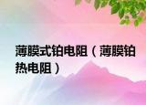 薄膜式铂电阻（薄膜铂热电阻）