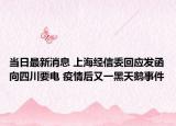 当日最新消息 上海经信委回应发函向四川要电 疫情后又一黑天鹅事件