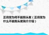 正月里为何不能剪头发（正月里为什么不能剪头发简介介绍）