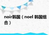 noir韩国（noel 韩国组合）