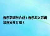 音乐剪辑与合成（音乐怎么剪辑合成简介介绍）