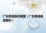 广东御温泉在哪里（广东御温泉度假村）