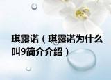 琪露诺（琪露诺为什么叫9简介介绍）
