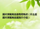 膜片弹簧离合器有何特点（什么是膜片弹簧离合器简介介绍）