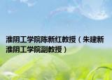 淮阴工学院陈新红教授（朱建新 淮阴工学院副教授）