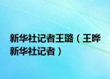 新华社记者王璐（王晔 新华社记者）