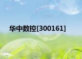 华中数控[300161]