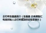 企叮咚张晶晶简介（张晶晶 企商通智汇电商创始人企叮咚集团供应链董事长）