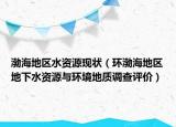 渤海地区水资源现状（环渤海地区地下水资源与环境地质调查评价）