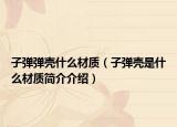 子弹弹壳什么材质（子弹壳是什么材质简介介绍）