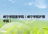 咸宁学院医学院（咸宁学院护理学院）
