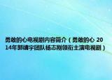 勇敢的心电视剧内容简介（勇敢的心 2014年郭靖宇团队杨志刚领衔主演电视剧）