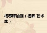 杨春晖油画（杨晖 艺术家）