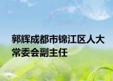 郭辉成都市锦江区人大常委会副主任