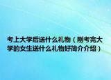 考上大学后送什么礼物（刚考完大学的女生送什么礼物好简介介绍）