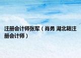注册会计师张军（肖勇 湖北籍注册会计师）
