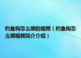 钓鱼钩怎么绑的视频（钓鱼钩怎么绑视频简介介绍）