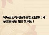 耳朵里面有刺痛感是怎么回事（耳朵里面疼痛 是什么原因）