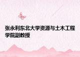 张永利东北大学资源与土木工程学院副教授
