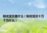 阳光宝贝是什么（阳光宝贝十万个为什么）